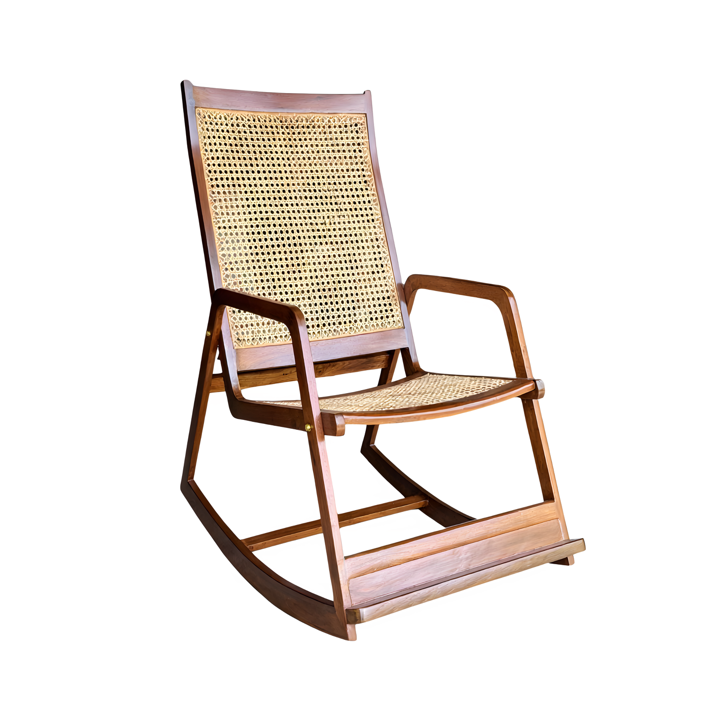 Teak wood classic rocking chair